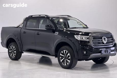 Black 2026 GWM Cannon Dual Cab Utility Ultra (4X4)