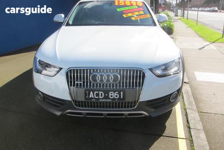 White 2014 Audi A4 SUV ALLROAD 2.0 QUATTRO S-TRON