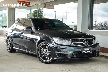 Grey 2011 Mercedes-Benz C63 Coupe Amg