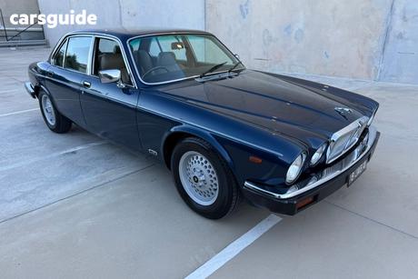 Blue 1983 Jaguar XJ6 Sedan 4.2