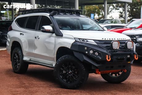 White 2022 Mitsubishi Pajero Sport Wagon Exceed (4Wd) 7 Seat