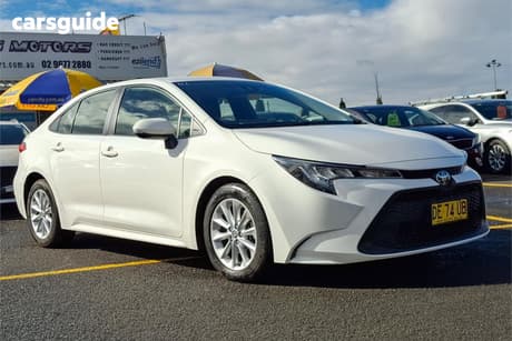 White 2022 Toyota Corolla Sedan Ascent Sport