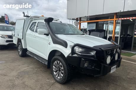 White 2021 Mazda BT-50 Freestyle Cab Chassis Xt (4X4)