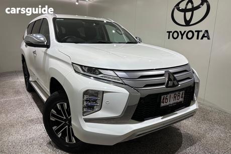 White 2021 Mitsubishi Pajero Sport Wagon Exceed (4X4) 7 Seat