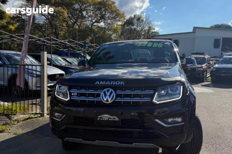 Black 2021 Volkswagen Amarok Dual Cab Utility Tdi580 Aventura 4Motion