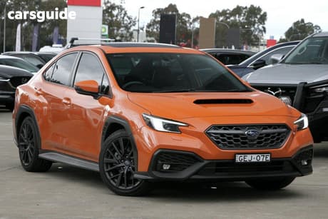 Orange 2022 Subaru WRX Sedan Rs (Awd)