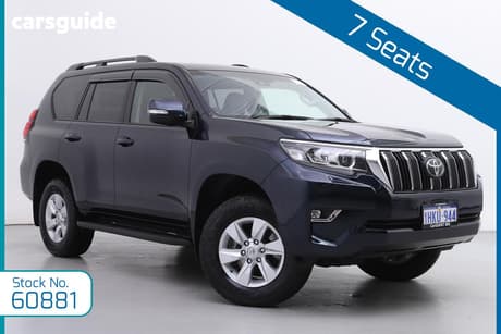 Black 2021 Toyota Landcruiser Prado Wagon Gxl Prem Inter Flat Tailgate