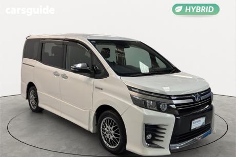 White 2017 Toyota Voxy OtherCar HYBRID ZS KIRAMEKI-2