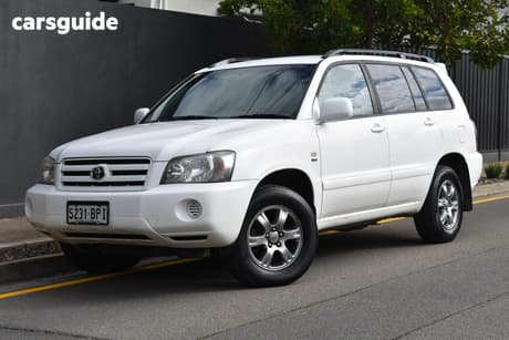 White 2005 Toyota Kluger Wagon Cv (4X4)