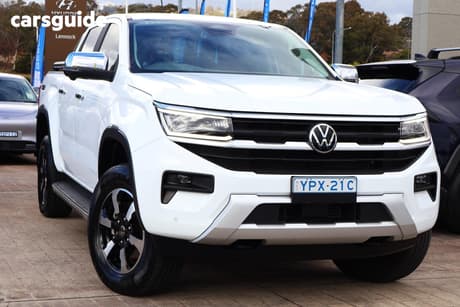 White 2024 Volkswagen Amarok Dual Cab Utility Style Tdi500 4Motion