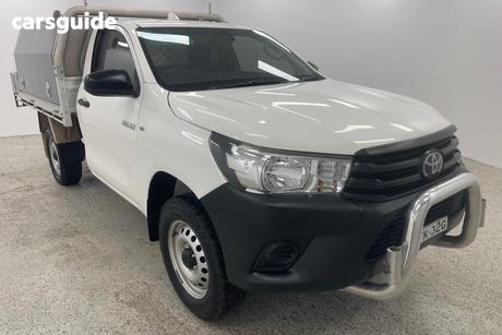 White 2021 Toyota Hilux Cab Chassis Workmate Hi-Rider