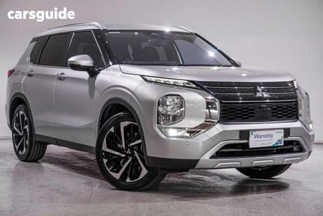 Silver 2023 Mitsubishi Outlander Wagon Aspire 7 Seat (2Wd)