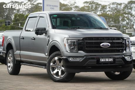 Grey 2023 Ford F150 Double Cab Pick Up Lariat Lwb (4Wd)