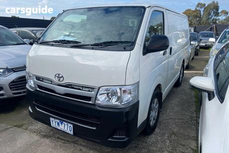 White 2012 Toyota HiAce Van Lwb