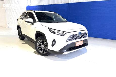 White 2022 Toyota RAV4 Wagon Gxl (2Wd) Hybrid