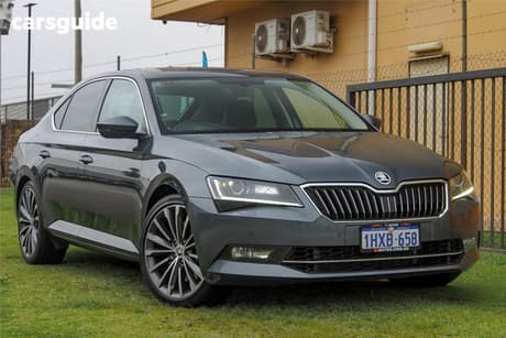 Grey 2017 Skoda Superb Sedan 206 Tsi
