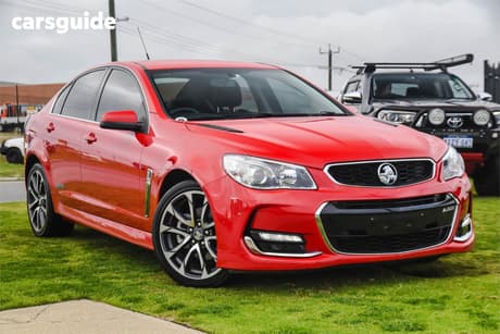 Red 2016 Holden Commodore Sedan Ss-V