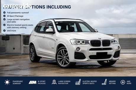 White 2016 BMW X3 Wagon Xdrive 20D
