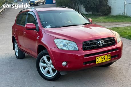 Red 2006 Toyota RAV4 Wagon Cruiser (4X4)