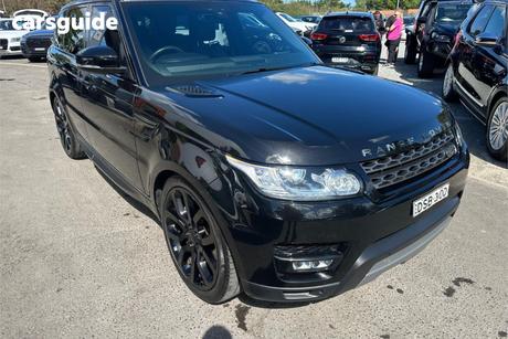 Black 2017 Land Rover Range Rover Sport Wagon 3.0 Sdv6 Se