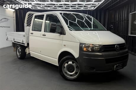 White 2010 Volkswagen Transporter Dual Cab Chassis 132 Tdi Lwb