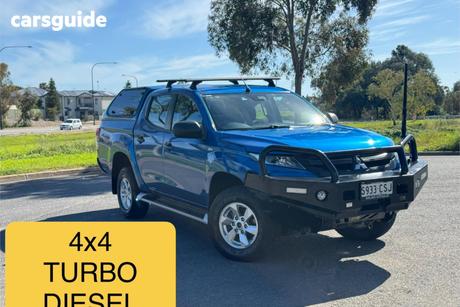 Blue 2022 Mitsubishi Triton Double Cab Pick Up Glx+ (4X4)