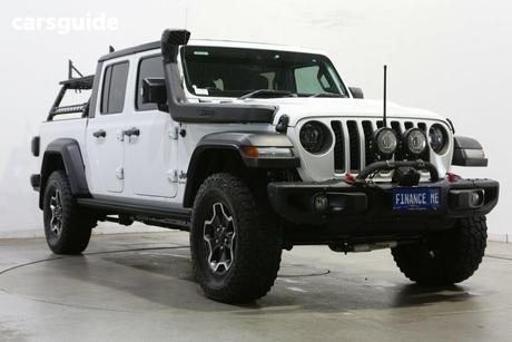 White 2021 Jeep Gladiator Dual Cab Utility Rubicon (4X4)