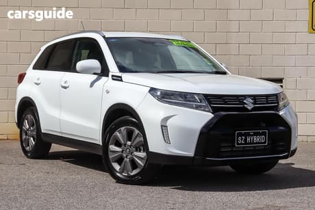White 2026 Suzuki Vitara Wagon Turbo Hybrid