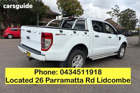 White 2018 Ford Ranger Crew Cab Pickup Xl 2.2 Hi-Rider (4X2)