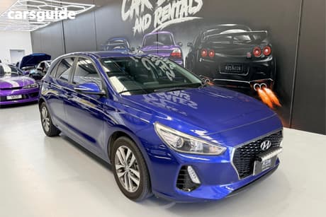 Blue 2018 Hyundai I30 Hatchback Active