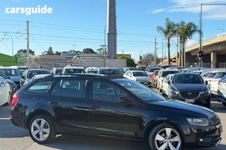 Black 2015 Skoda Octavia Wagon 110 Tsi Ambition Plus