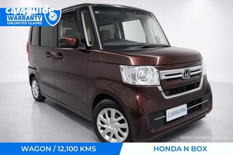 Brown 2021 Honda N-Box SUV EX