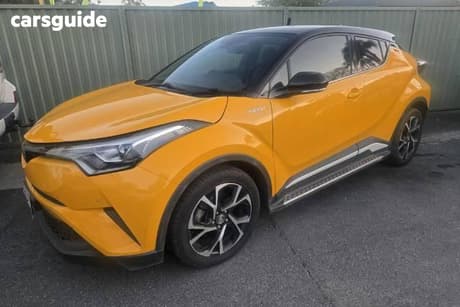 Yellow 2017 Toyota C-HR SUV NGX50R