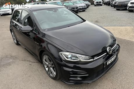 Black 2018 Volkswagen Golf Hatchback 110 Tdi Highline