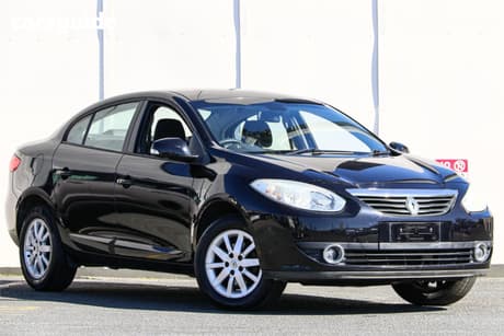 Black 2012 Renault Fluence Sedan Dynamique