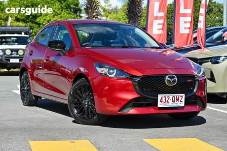 Red 2026 Mazda Mazda2 Hatchback G15 Evolve