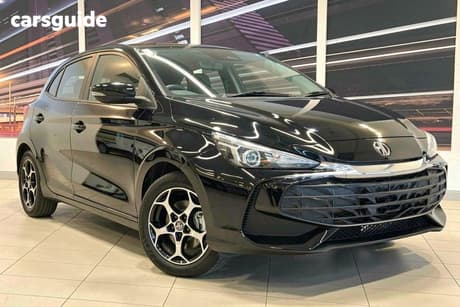 Black 2025 MG MG3 Hatchback Essence