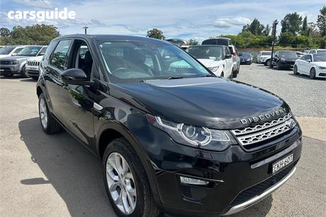 Black 2017 Land Rover Discovery Sport Wagon Sd4 (177Kw) Hse 5 Seat