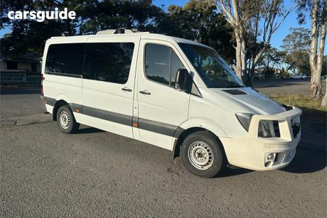 White 2016 Mercedes-Benz Sprinter Van 319Cdi Mwb