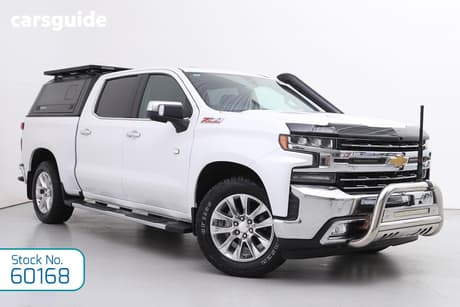 White 2022 Chevrolet Silverado Crew Cab Utility 1500 Ltz Premium Tech Pack