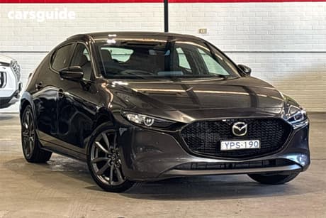 Grey 2021 Mazda 3 Hatchback G25 Evolve
