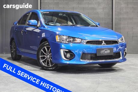 Blue 2016 Mitsubishi Lancer Sedan Es Sport