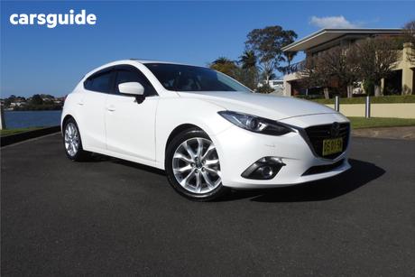 White 2015 Mazda 3 Hatchback Sp25 Astina