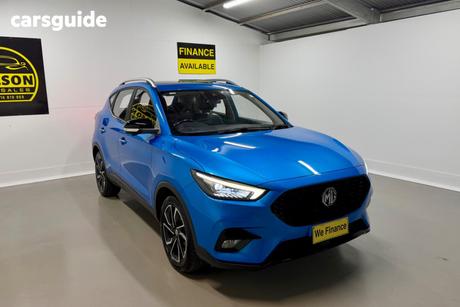 Blue 2021 MG ZS EV Wagon Essence