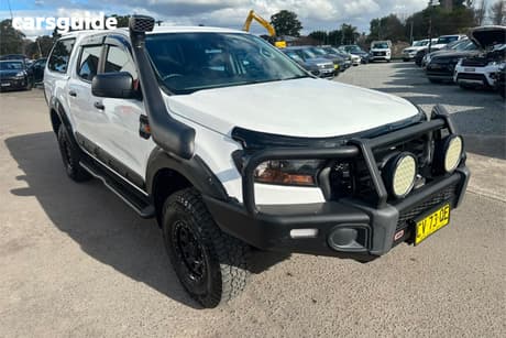 White 2020 Ford Ranger Double Cab Chassis Xl 3.2 (4X4)