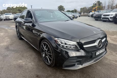Black 2021 Mercedes-Benz C300 Sedan Edition C