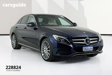 Blue 2018 Mercedes-Benz C350 Sedan E (Hybrid)
