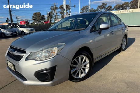 Silver 2014 Subaru Impreza Sedan 2.0I (Awd)