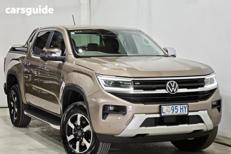 Beige 2023 Volkswagen Amarok Dual Cab Utility Style Tdi600 4Motion