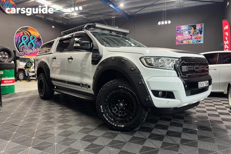 White 2018 Ford Ranger Dual Cab Utility Fx4 Special Edition